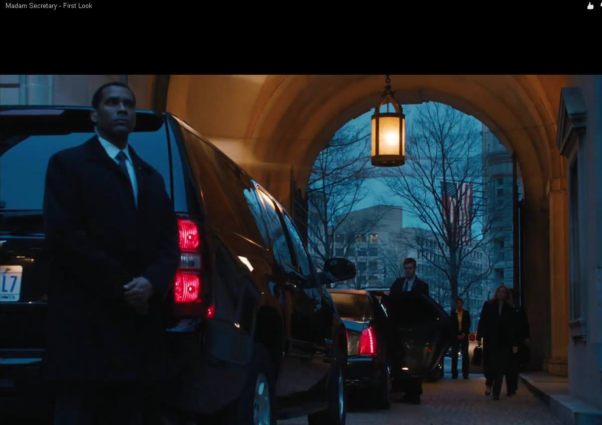 Actor Lamont Easter as Diplomatic Security Agent for Tea Leoni on CBS Madam Secretary