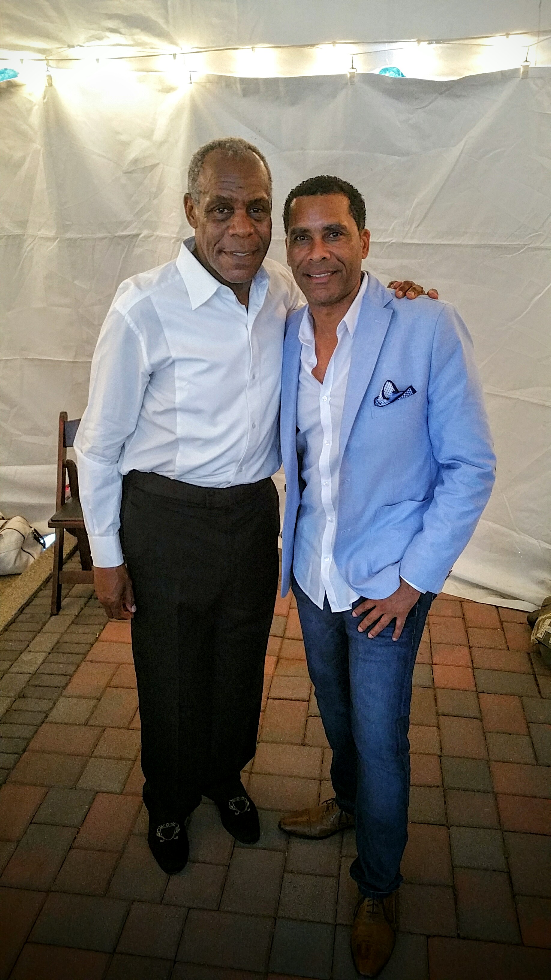 WIth Danny Glover