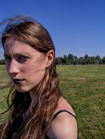 Celinka Serre in her role as the Second Witch, from her experimental film entitled 'A Game Through Time', produced in 2005-2006.