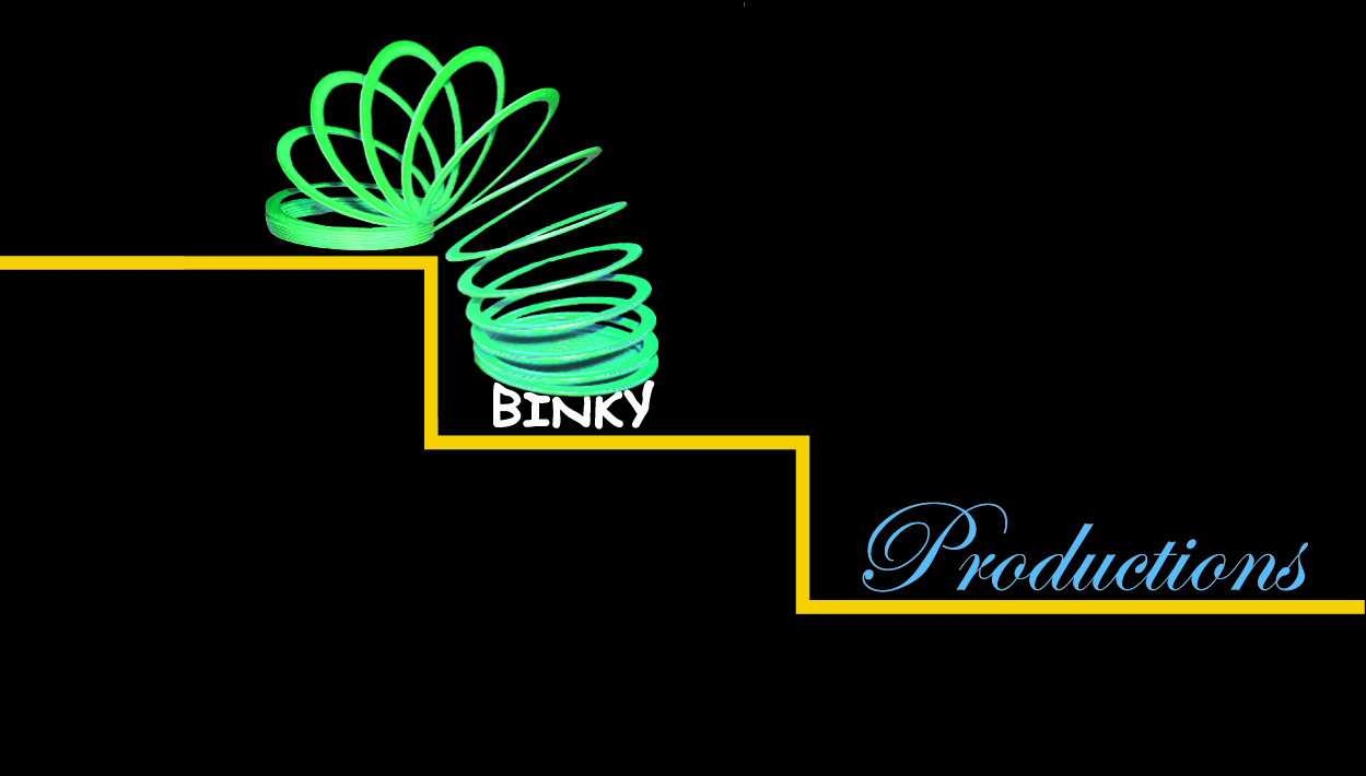 The official Binky Productions logo. Celinka Serre is the founder and president of Binky Productions.
