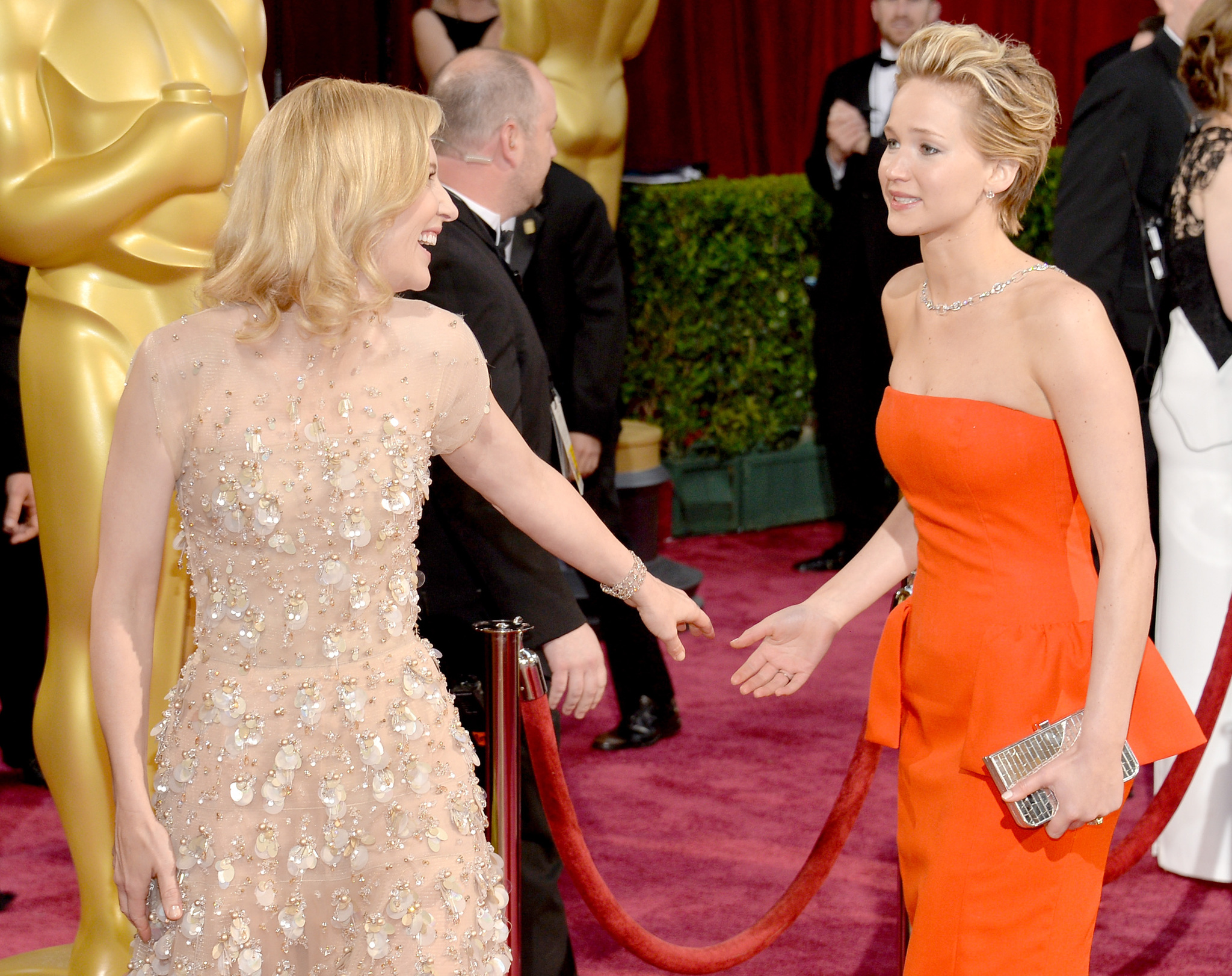 Cate Blanchett and Jennifer Lawrence