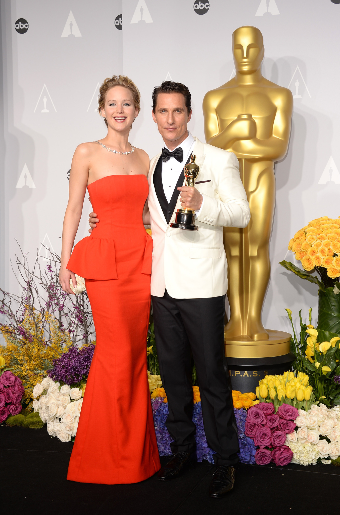 Matthew McConaughey and Jennifer Lawrence