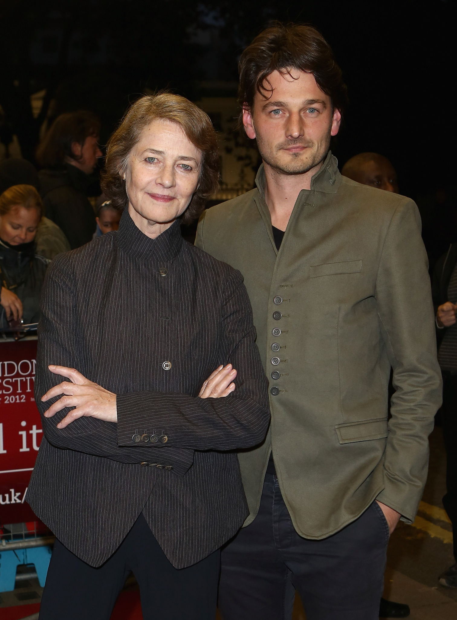 Charlotte Rampling and Barnaby Southcombe at event of I, Anna (2012)