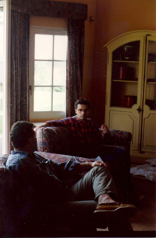 Patrice Girod (director), on the set of the 1992 short film 