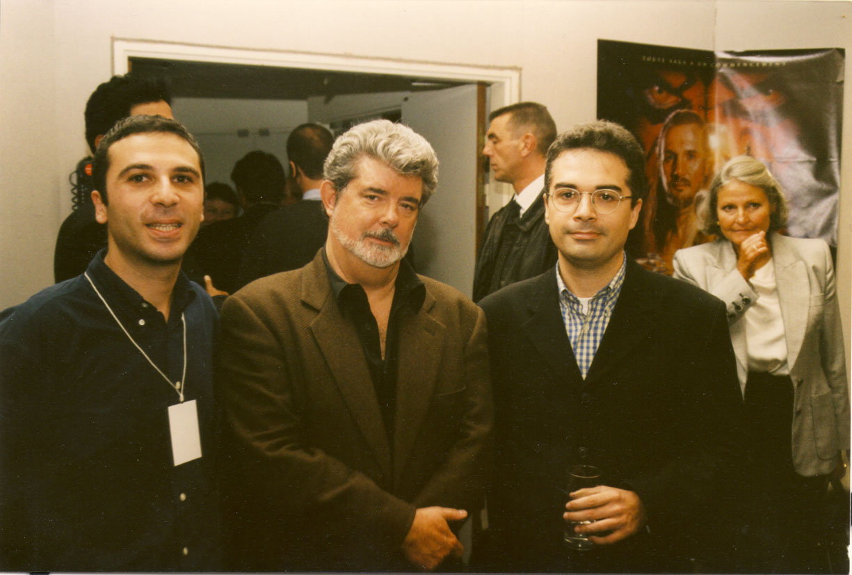 Laurent Taieb (Copyright Promotions Licensing Group), George Lucas and Patrice Girod