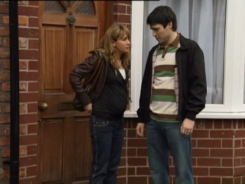 Still of Samia Ghadie and Rob James-Collier in Coronation Street (1960)