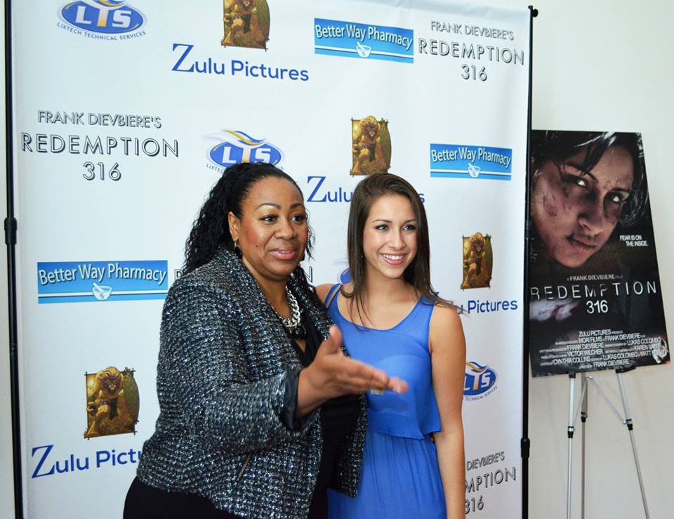 Shelia Wofford and Haley Goldman at the Premiere of Redemption 316.