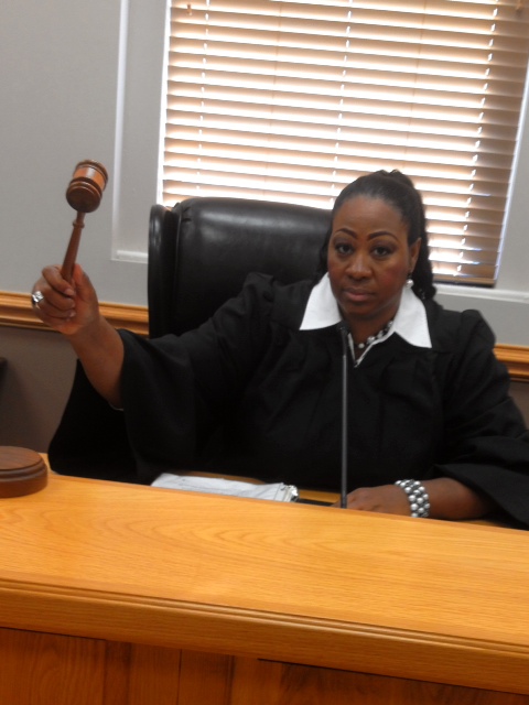 On the set of  Advocate & Solicitor, a hour television drama with myself as Judge Carolyn Stokes