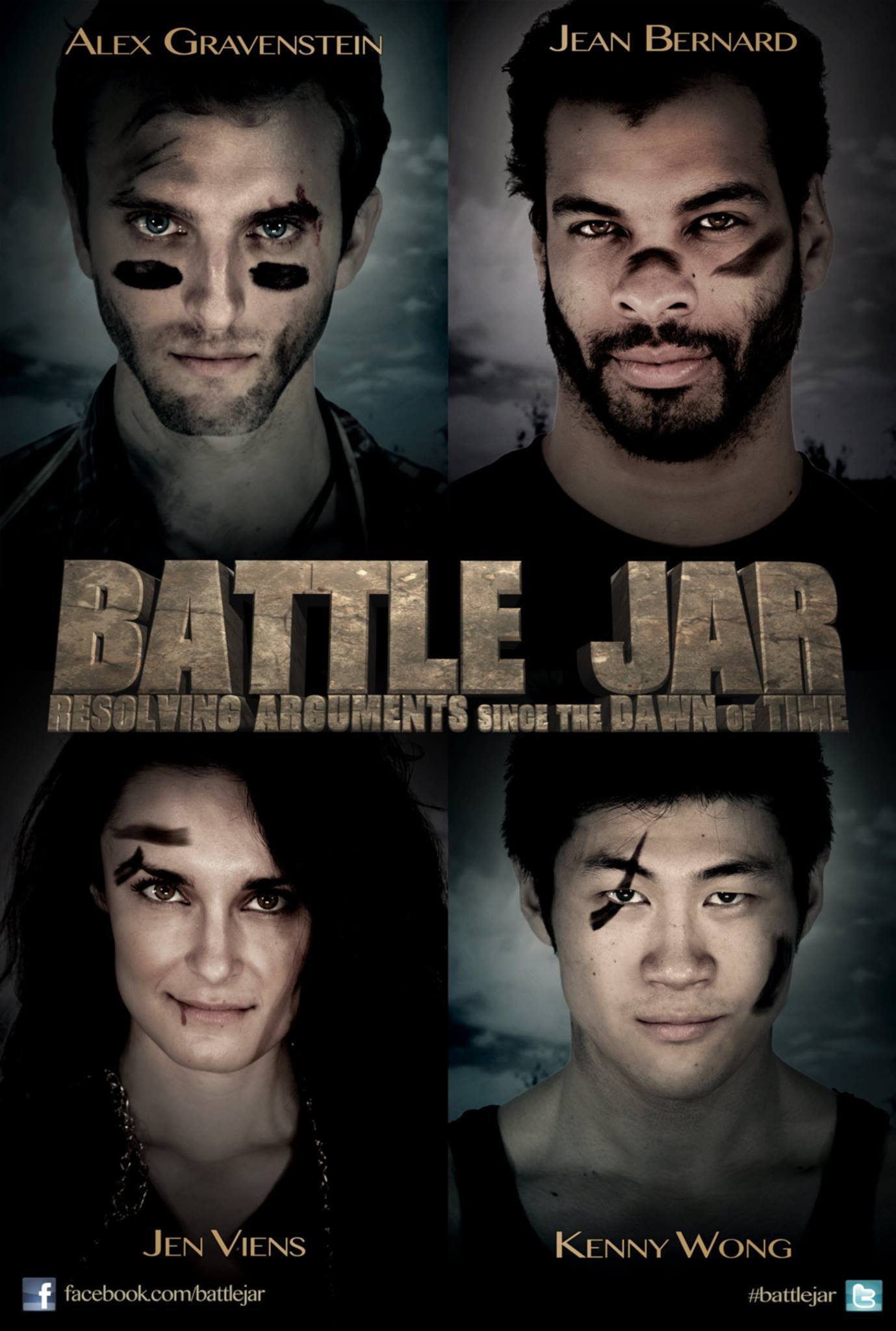 Jen Viens, Alex Gravenstein, Kenny Wong and Jean Bernard in Battle Jar: Resolving Arguments Since the Dawn of Time (2015)
