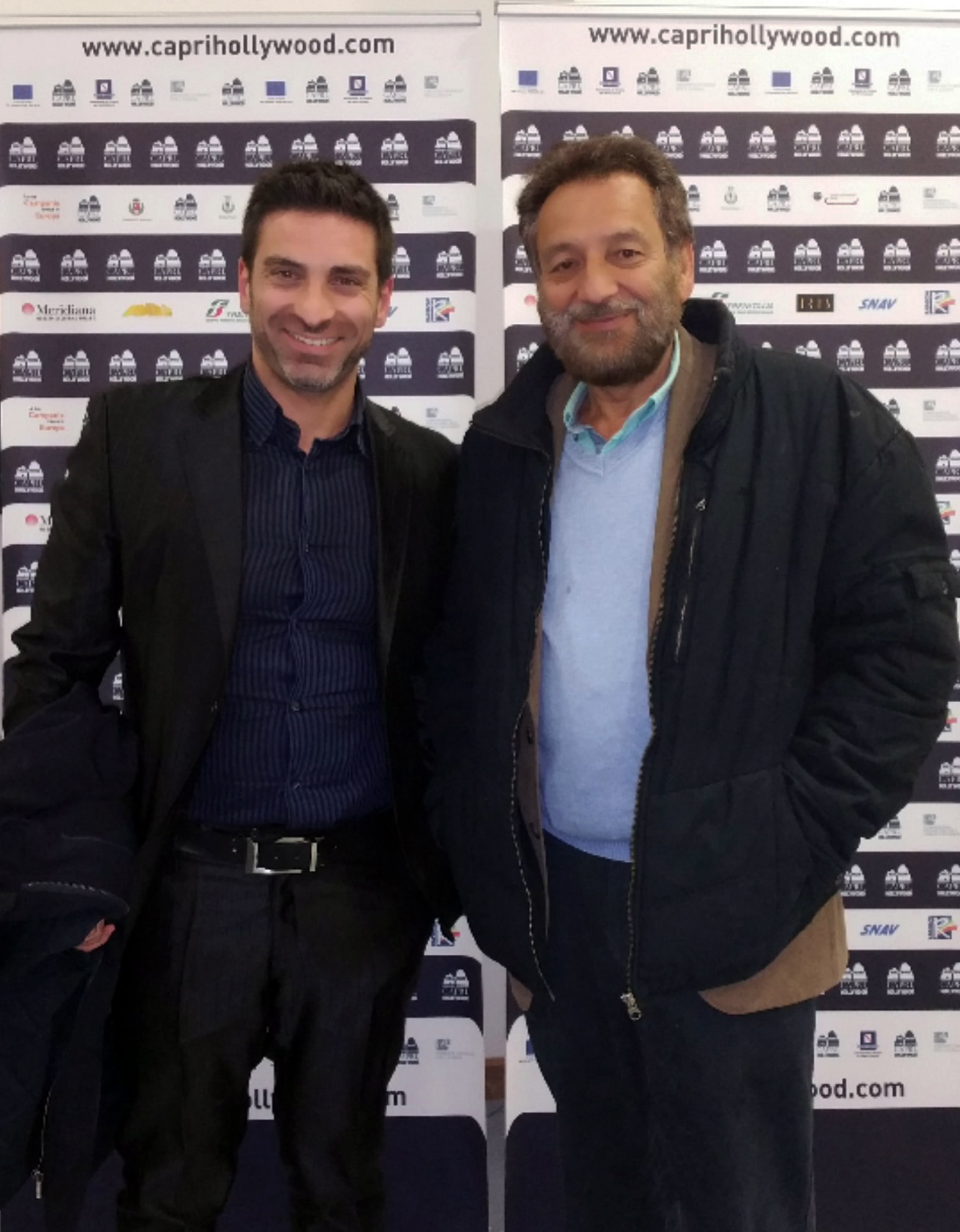 Alessandro Cuomo and Shekhar Kapur - Capri Hollywood International Festival december 2014.