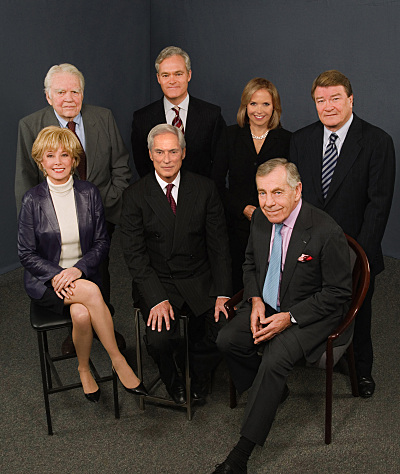 Still of Katie Couric, Steve Kroft, Andrew Rooney, Morley Safer and Lesley Stahl in 60 Minutes (1968)