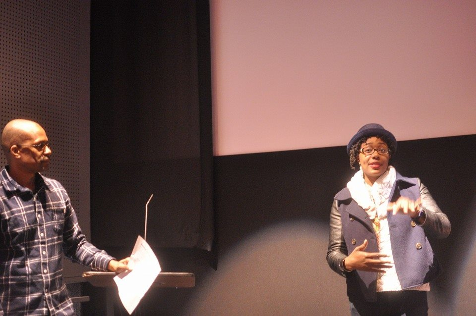 Director, Erica Watson and curator, Keith Josef Adkins in conversation at the Museum of Moving Image in Astoria, Queens.