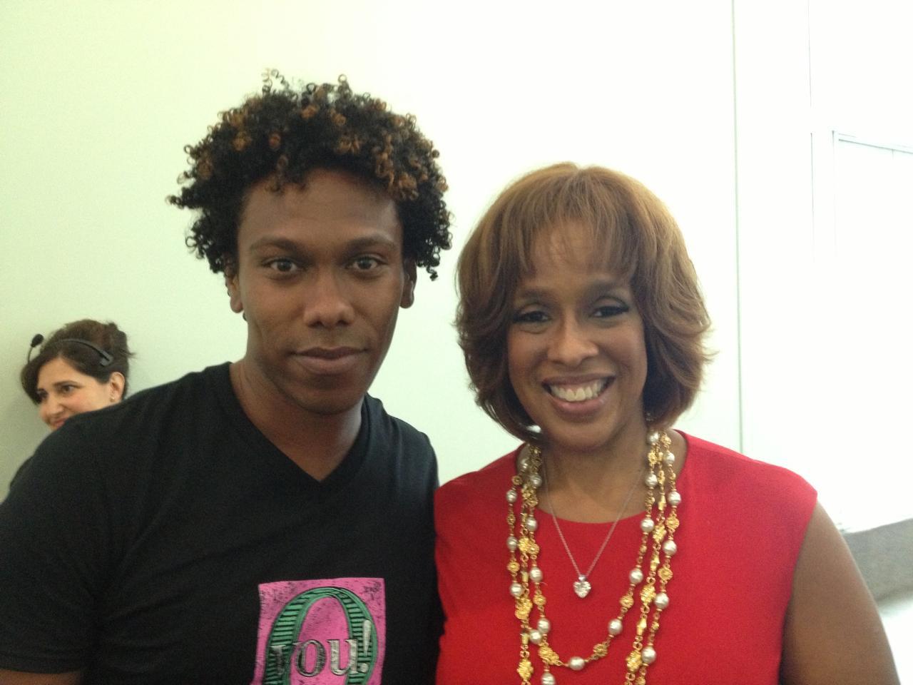 Jesse Lewis IV attends the O you! convention pictured with Gayle King, CBS This Morning co-host, & Editor-at-Large at O, The Oprah Magazine.