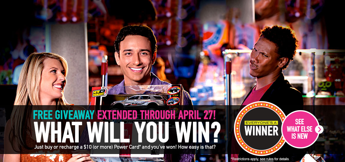 Jesse Lewis IV featured in 2012-2015, Dave & Busters Campaign