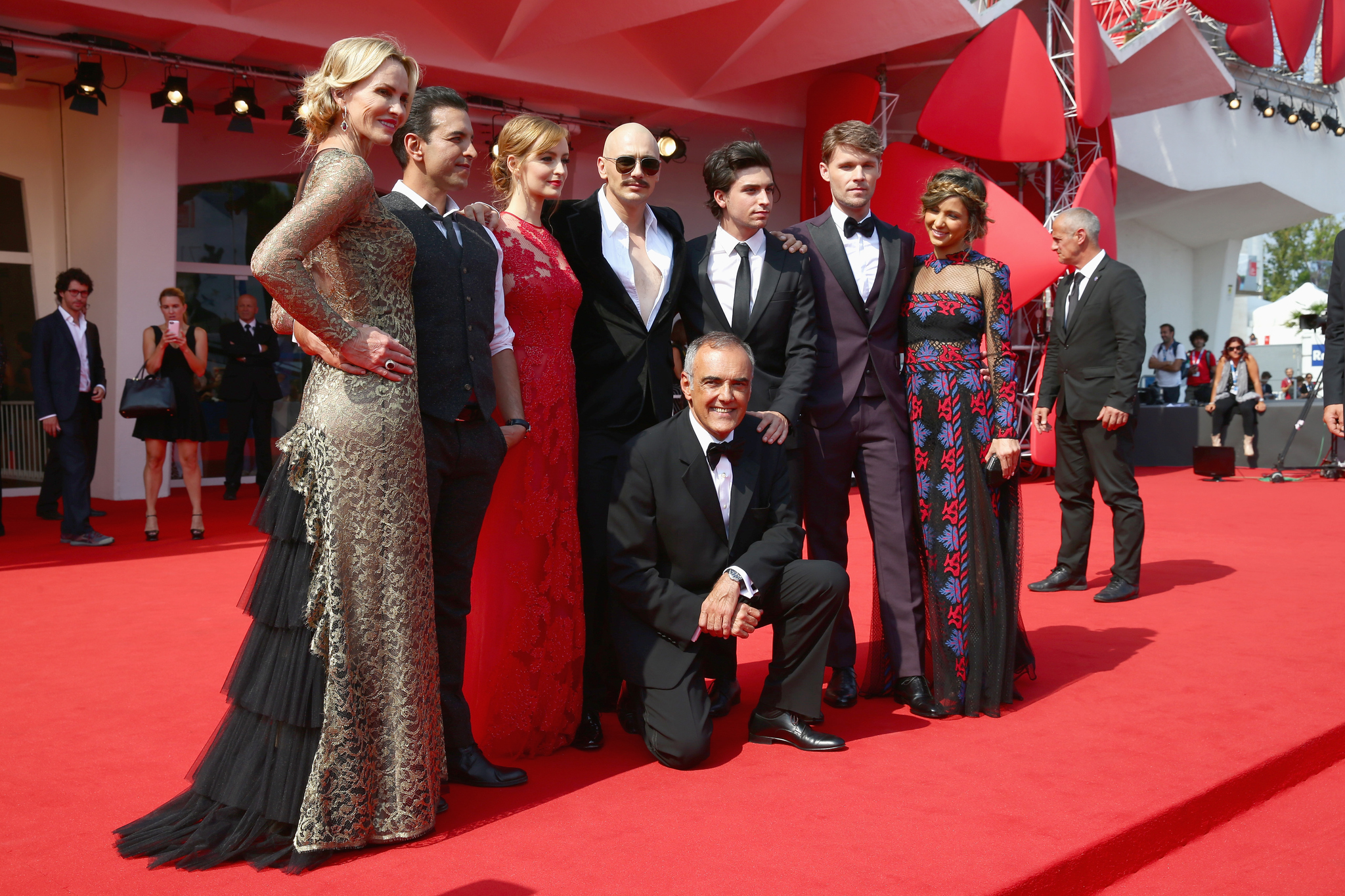 James Franco, Janet Jones, Ahna O'Reilly, Alberto Barbera, Scott Haze, Elissa Shay and Jacob Loeb at event of The Sound and the Fury (2014)