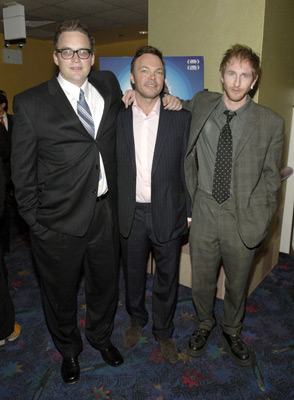 Michael Dowse, Paul Kaye and Pete Tong at event of It's All Gone Pete Tong (2004)