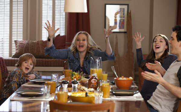 Still of Katie Finneran, Juliette Goglia, Conor Romero and Jack Gore in The Michael J. Fox Show (2013)