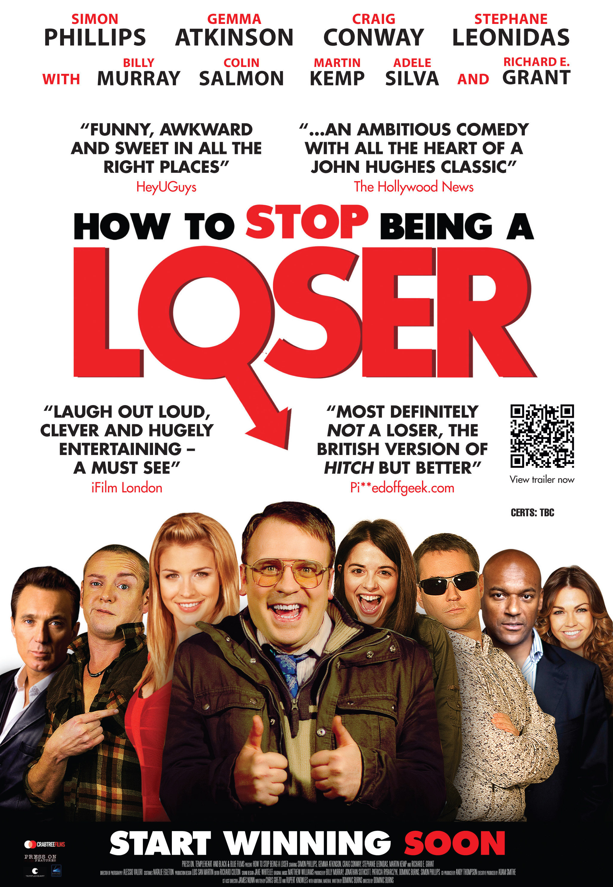 John Lynch, Amanda Abbington, Art Malik, Neil Maskell, David Schofield, Craig Parkinson, Martin Compston, Simon Phillips, Peter Barrett and Chris Wilson in How to Stop Being a Loser (2011)