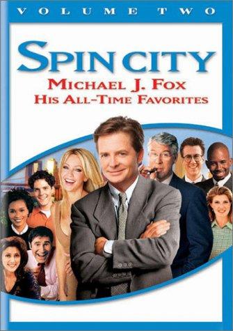 Michael J. Fox, Heather Locklear, Michael Boatman, Connie Britton, Victoria Dillard and Richard Kind in Spin City (1996)