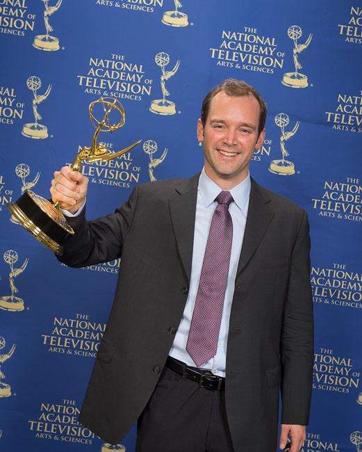 Matthew O'Neill at 2013 News & Documentary Emmy Awards. Winner for 