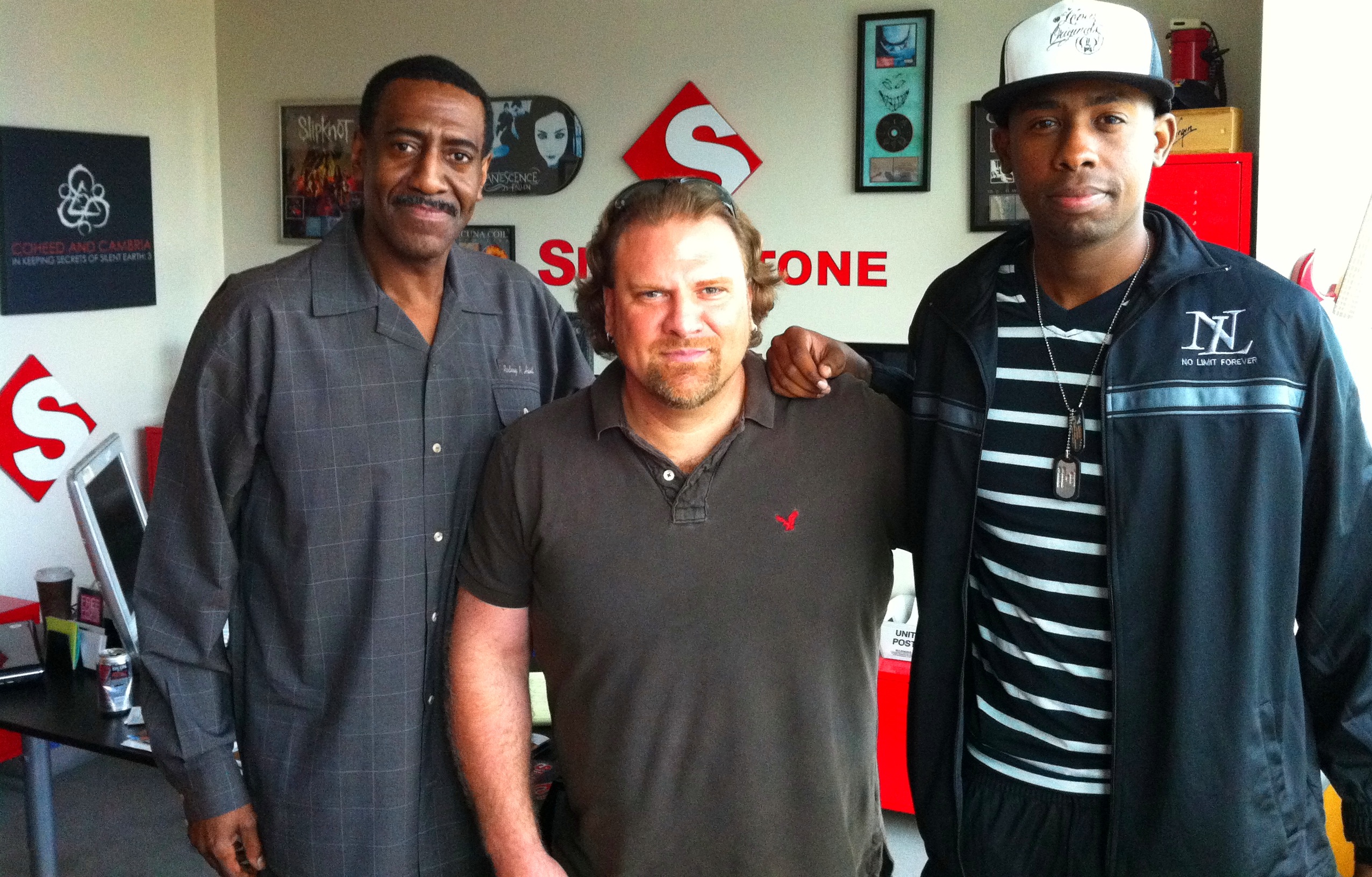 Billionaire businessman Rodney Hunt, Mike Quinn, and artist Silkk the Shocker