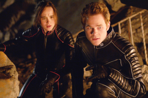 Still of Shawn Ashmore and Ellen Page in Iksmenai. Zutbutinis musis (2006)