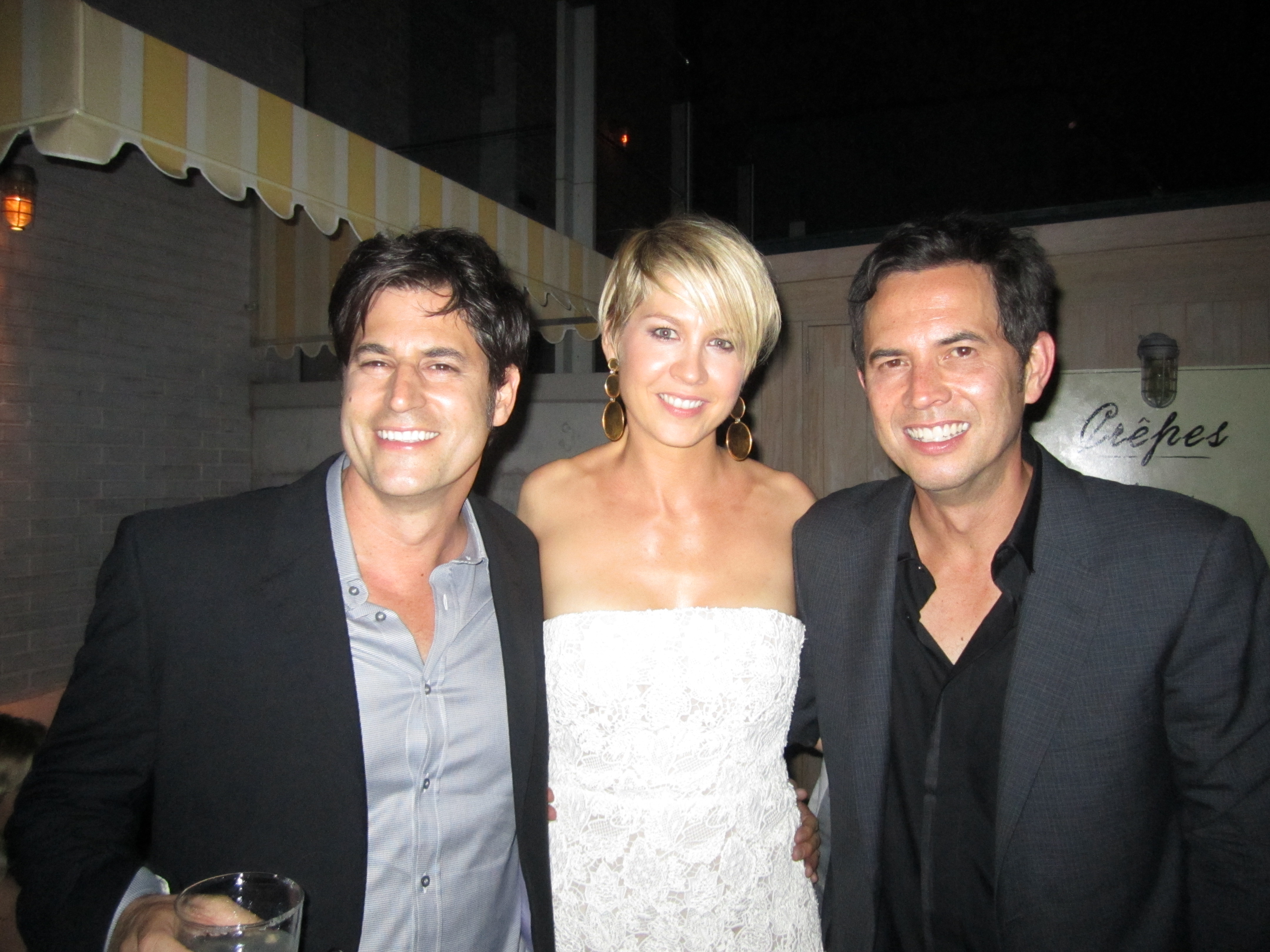 David A. Newman, Jenna Elfman and Keith Merryman