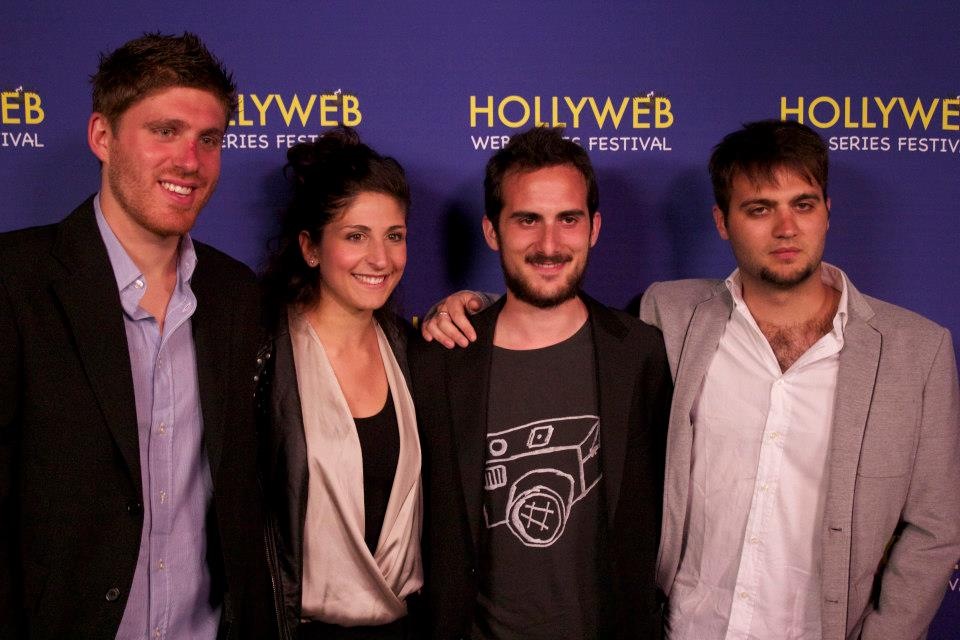 Marco Sani, Chiara Donato, Roberto D'Adorante and Rossano Dalla Barba at HollyWeb Festival 2013