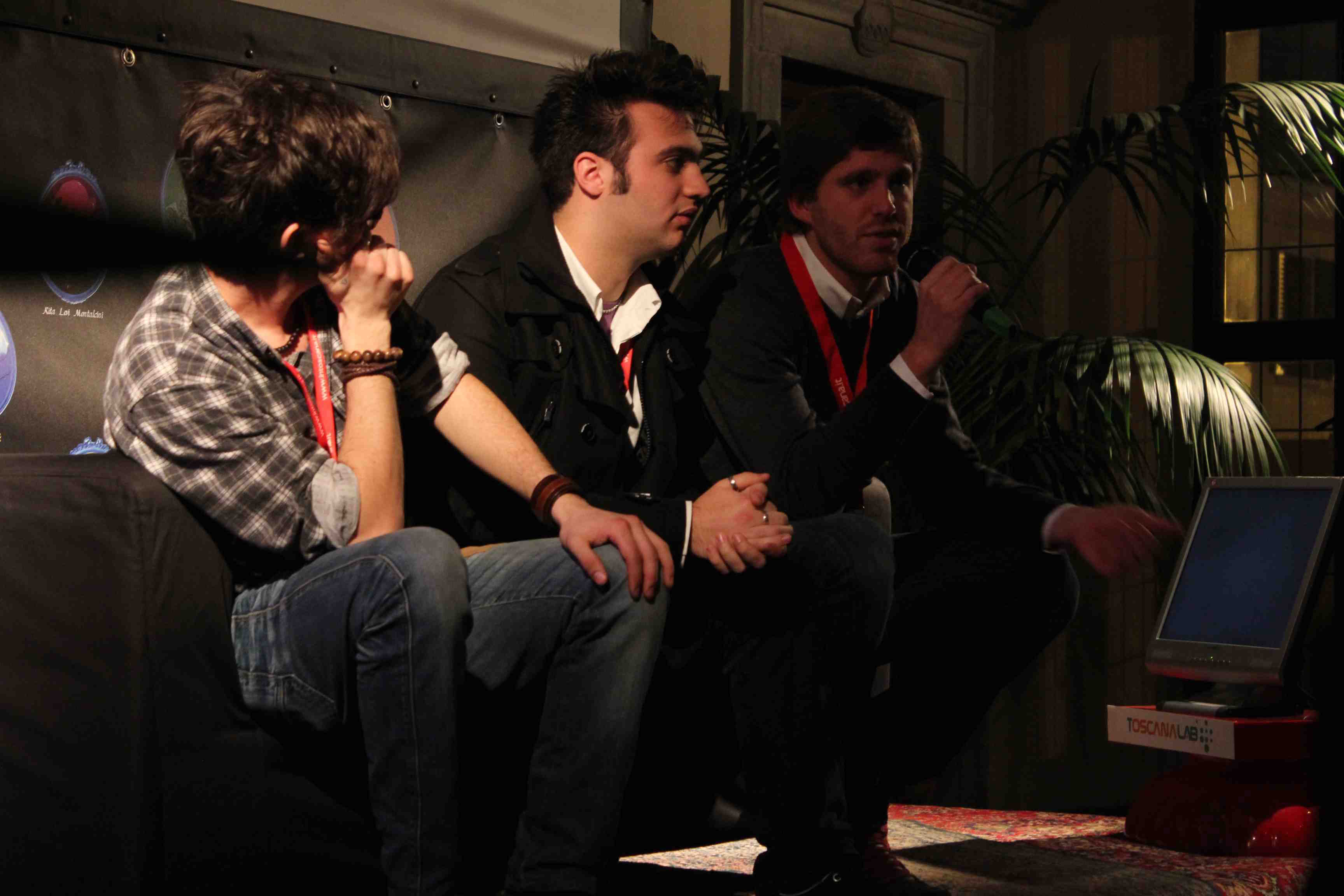 Pierfrancesco Bigazzi, Rossano Dalla Barba and Marco Sani at Presente/Futuro #generazioni2.0@valdarno 2011