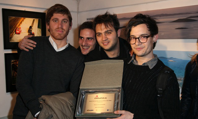 Marco Sani, Roberto D'Adorante, Rossano Dalla Barba and Pierfrancesco Bigazzi at CinemaClick Web Festival 2011