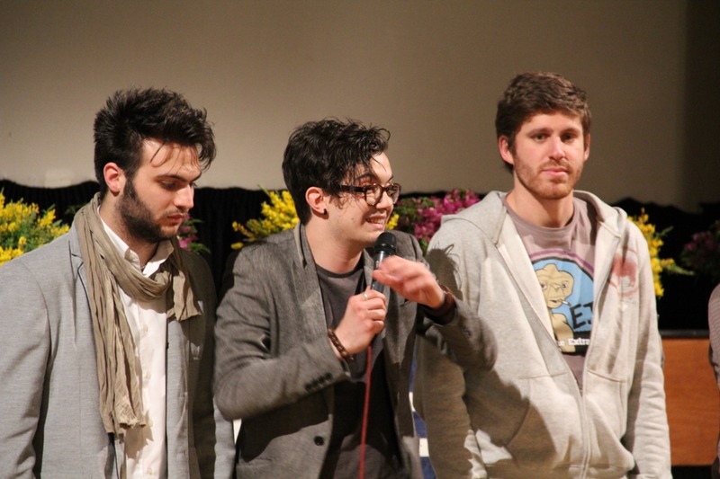 Rossano Dalla Barba, Pierfrancesco Bigazzi and Marco Sani at Valdarno Cinema Fedic 2012