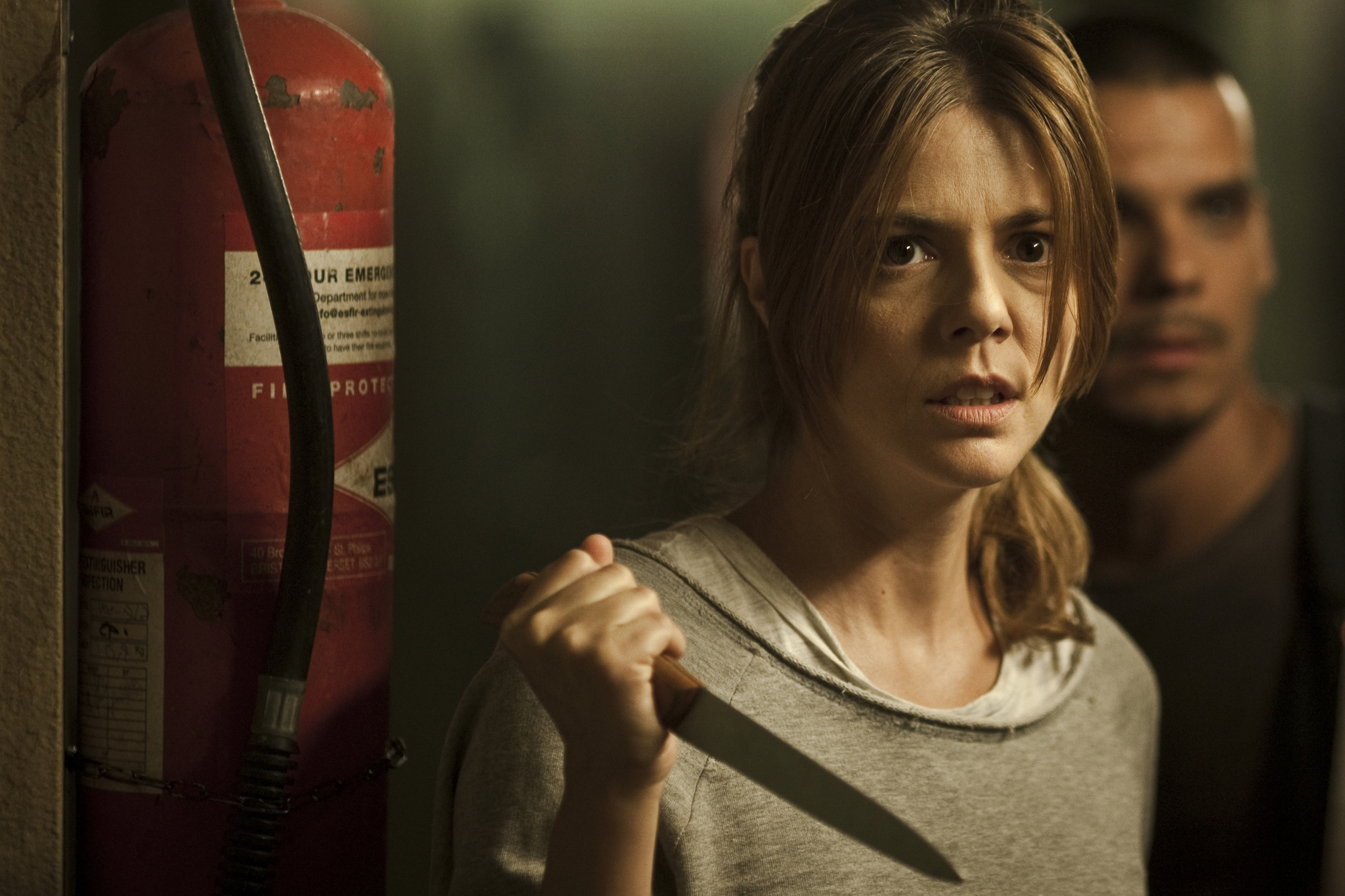 Still of Críspulo Cabezas and Manuela Velasco in [REC] 4: Apocalipsis (2014)