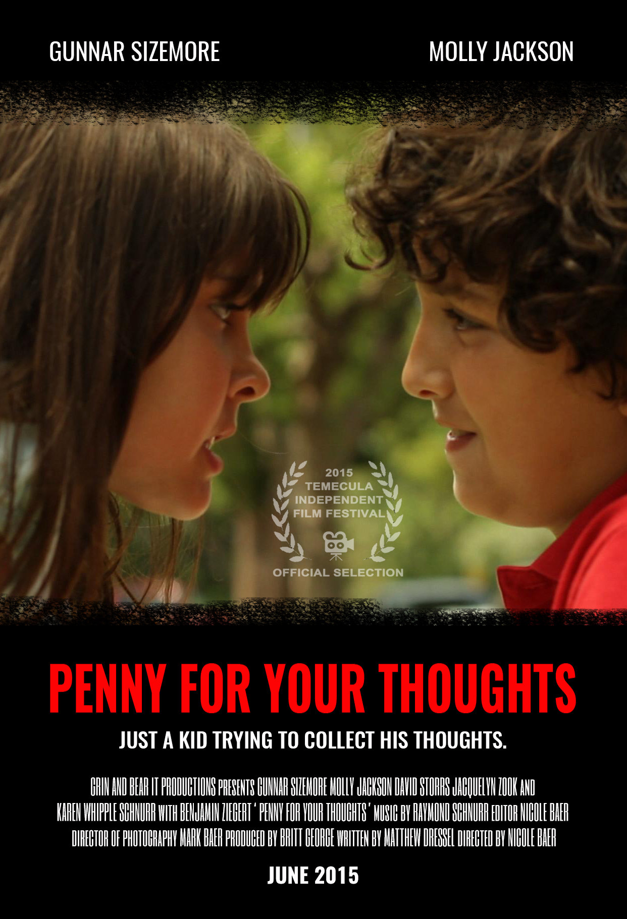 Gunnar Sizemore and Molly Jackson in Penny for Your Thoughts (2015)