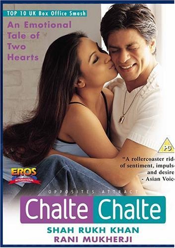 Shah Rukh Khan and Rani Mukerji in Chalte Chalte (2003)