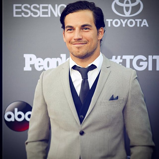 Giacomo Gianniotti at the #TGIT Event in Los Angeles