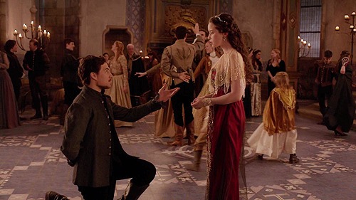 Giacomo Gianniotti and Anna Popplewell in REIGN