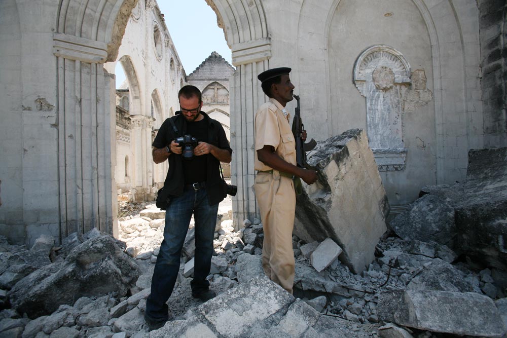 Somalia, 2009, reporting and photographing