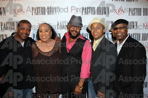 (L-R) Re'Shaun Frear, Roz Ryan, Rockmond Dunbar, Arif S. Kinchen and Peter Wise at Rockmond Dunbar's Directorial Debut Screening of Pastor Brown at Xen Lounge on Saturday, Feb. 17, 2013, in Studio City, California.