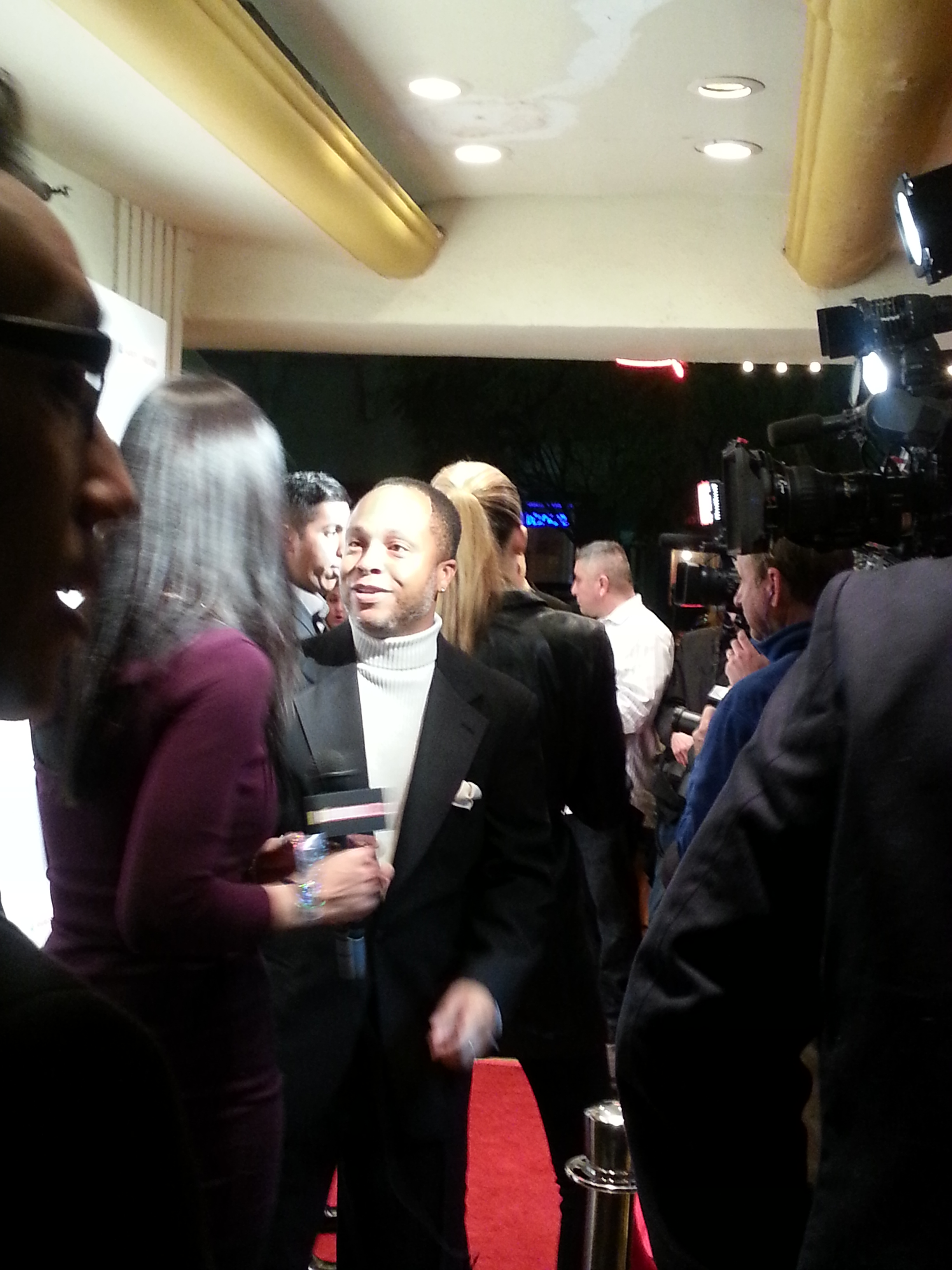 Arif S. Kinchen, doing the Press Line for the 