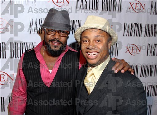 Arif S. Kinchen and Rockmond Dunbar at Rockmond Dunbar's Directorial Debut Screening of Pastor Brown at Xen Lounge on Saturday, Feb. 17, 2013, in Studio City, California.
