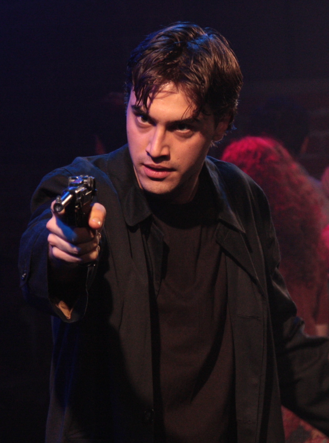 Heathers: The Musical at the Hudson Theater. Ryan McCartan as JD.