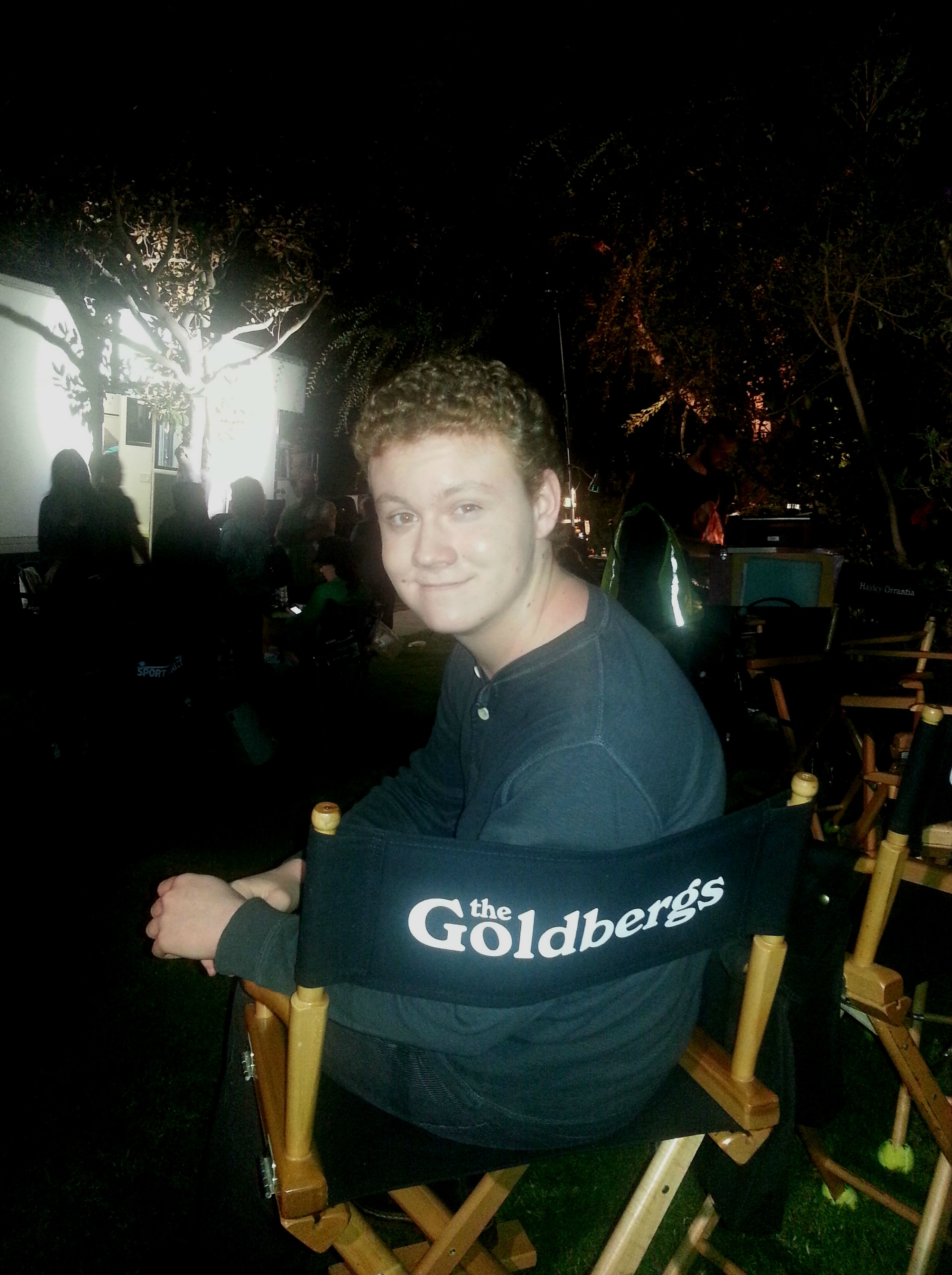 On the set of ABC's The Goldbergs