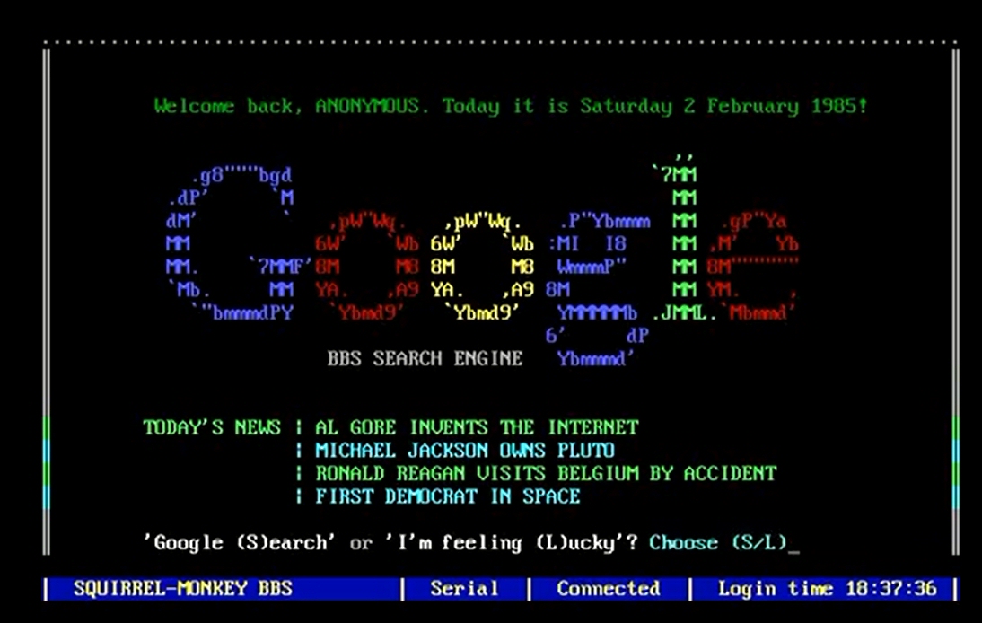 Google in the 1980s