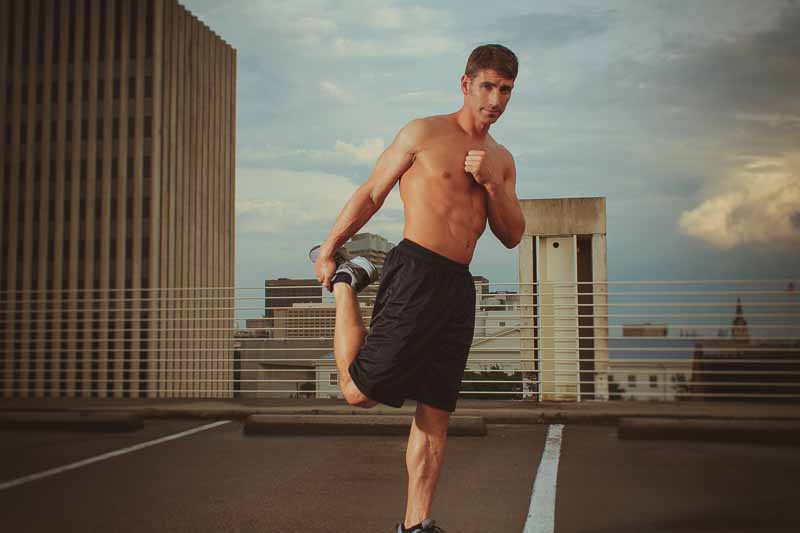 Fitness photo shoot