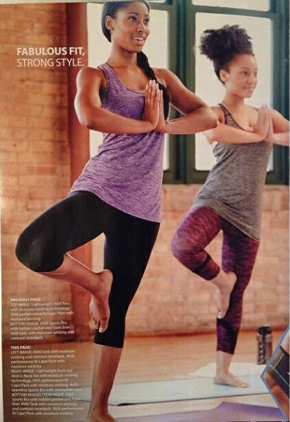 in Essence magazine for Avia and WalMart. hair and Makeup by Loni Hale