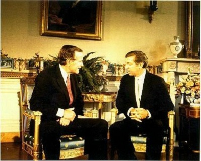 Jack Kingston, Chairman National Security Advisory Board with President George Bush, The White House, 1992