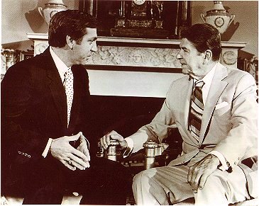Congressional Candidate Jack Kingston President Ronald Reagan The White House, 1984
