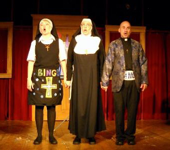 The Deadly Sin Bingo Show, LA Fringe Festival 2010. Jenni Lamb, Lisa Merkin, Jon Marco