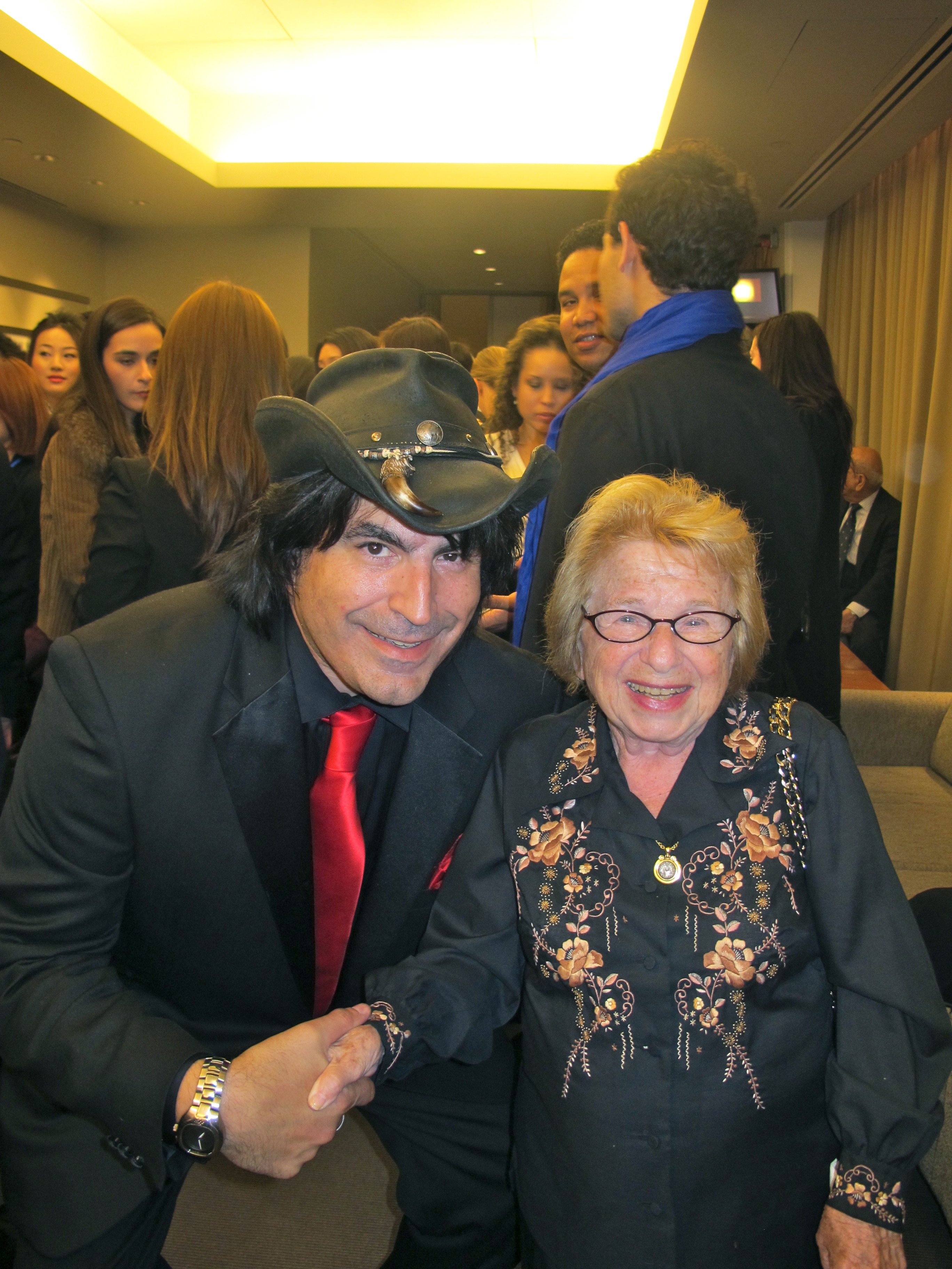 Myself and Dr. Ruth Westheimer at the 