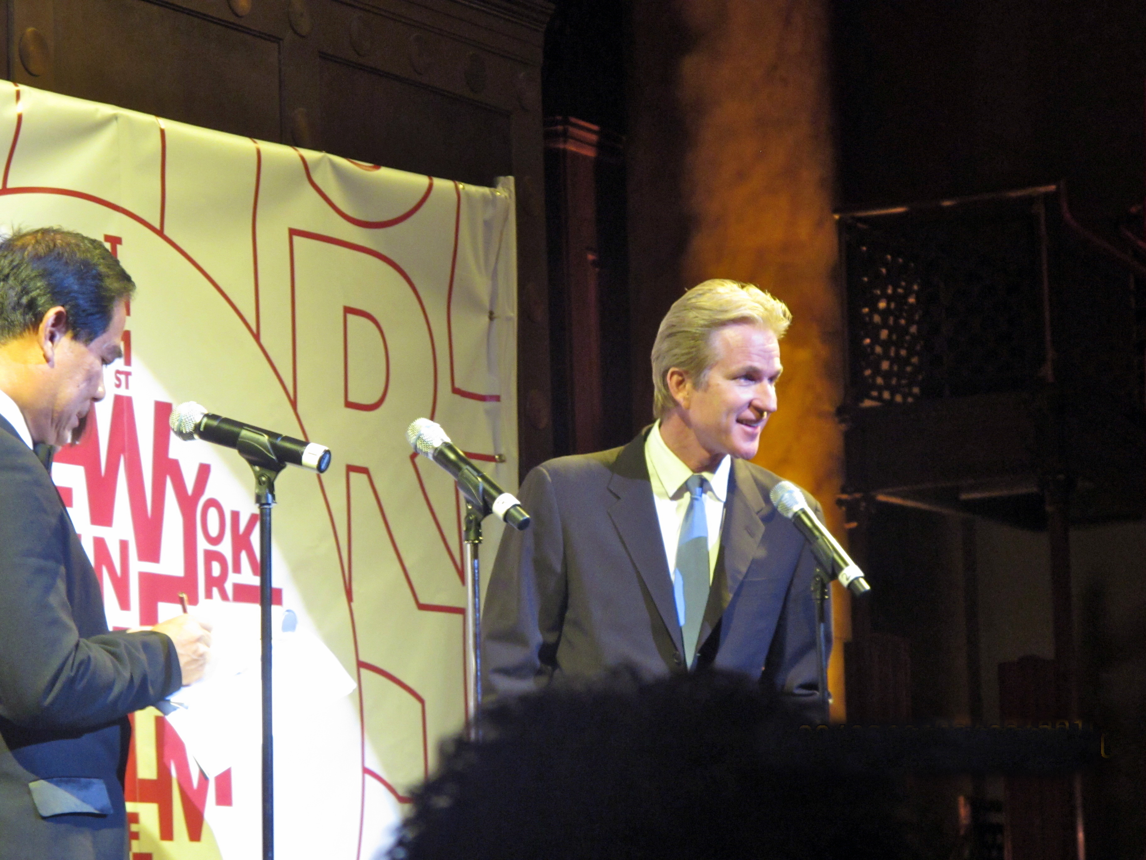 Here is a photo of Mathew Modine whom I met at the First Annual Chinese Film Festival.